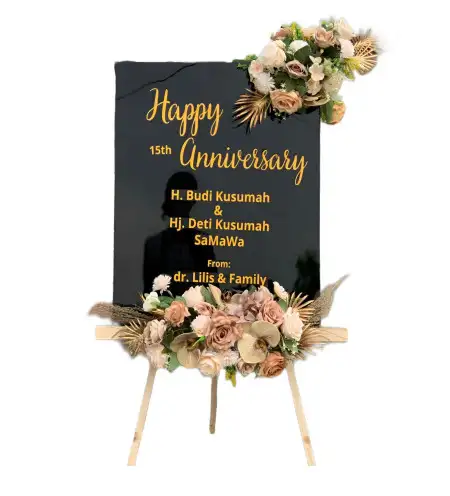 Papan Bunga Akrilik Java Palace Hotel Cikarang